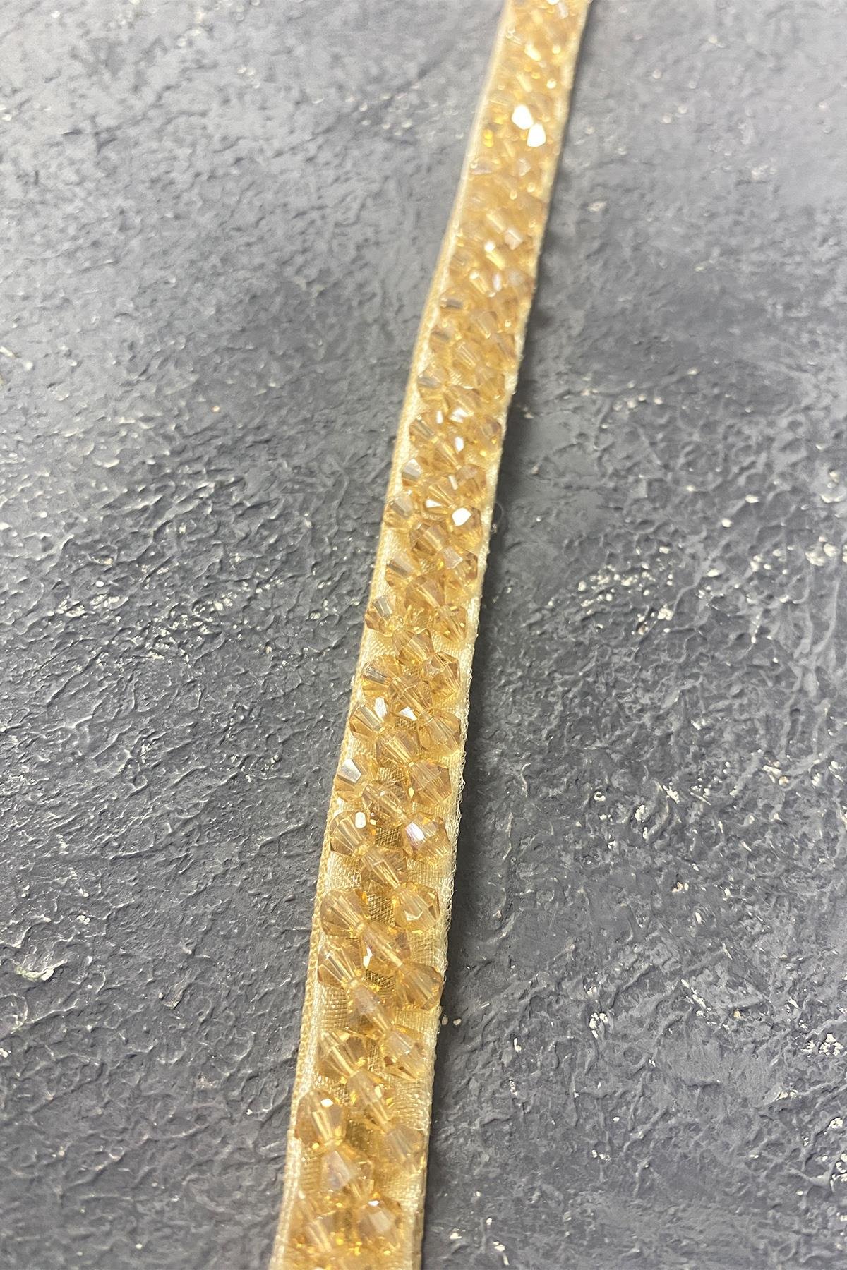 Boncuk İşlemeli Elbise Kemeri Bel Aksesuarı