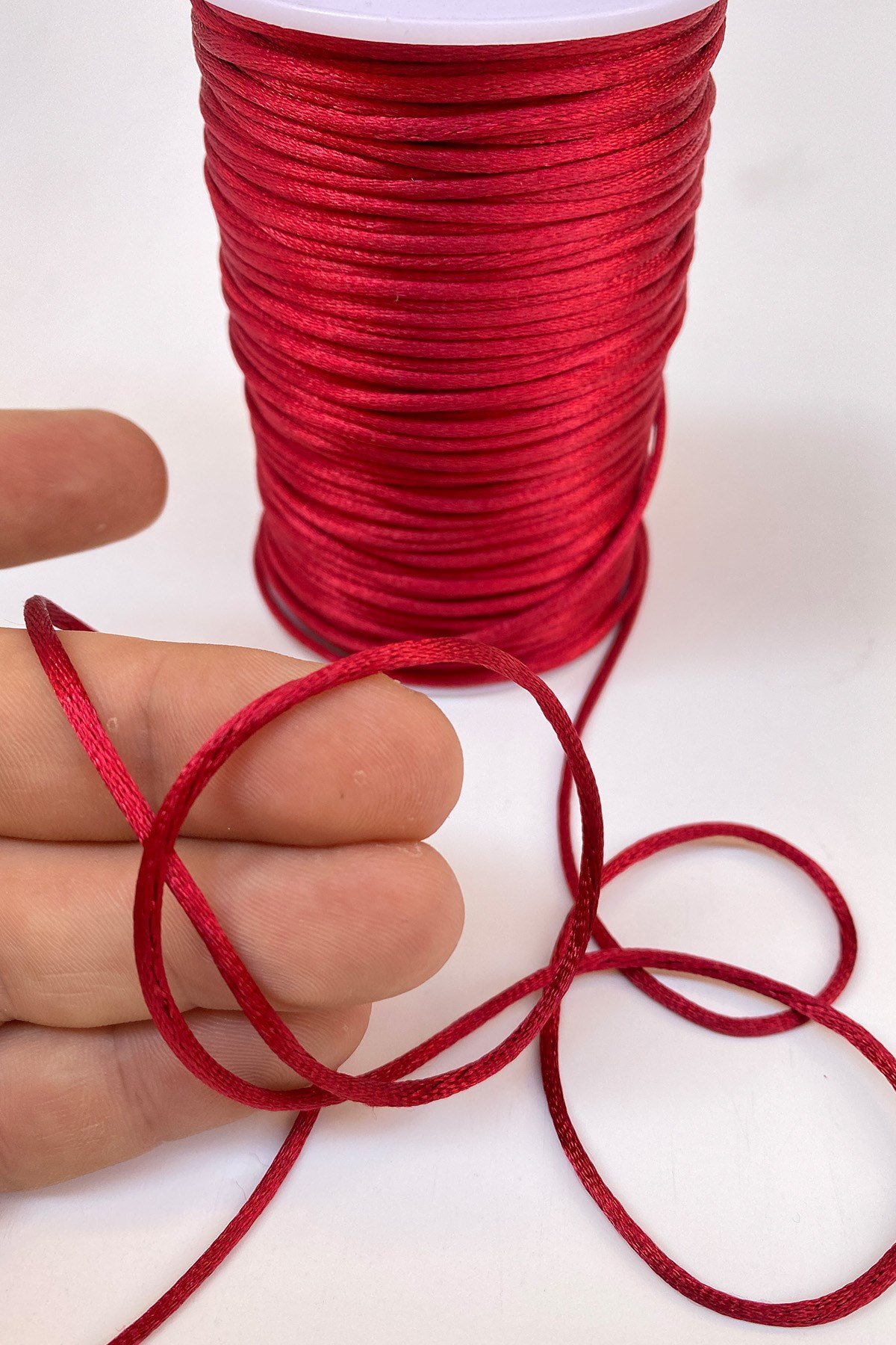 Bordo Brit İp Sıçan Kuyruğu 10 mt