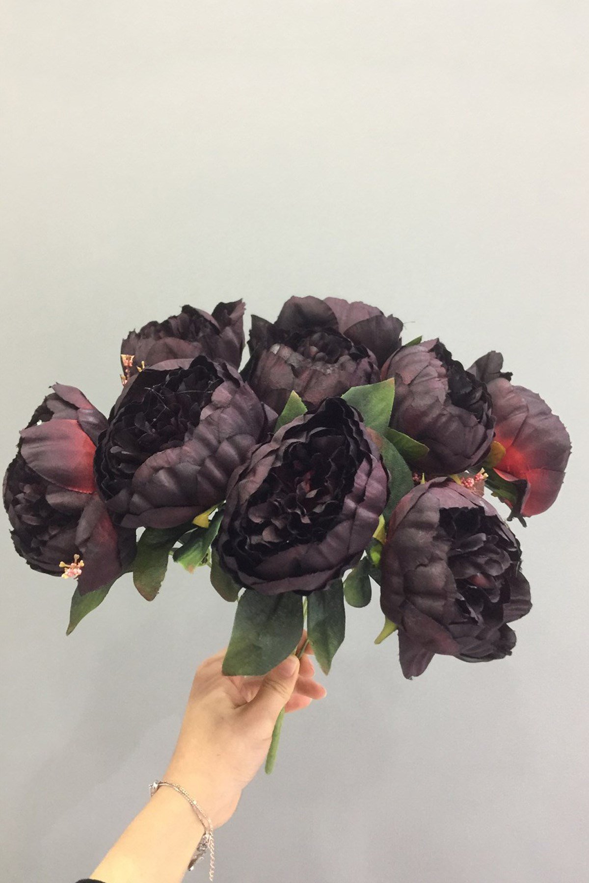 Bordo Büyük Şakayık Çiçek