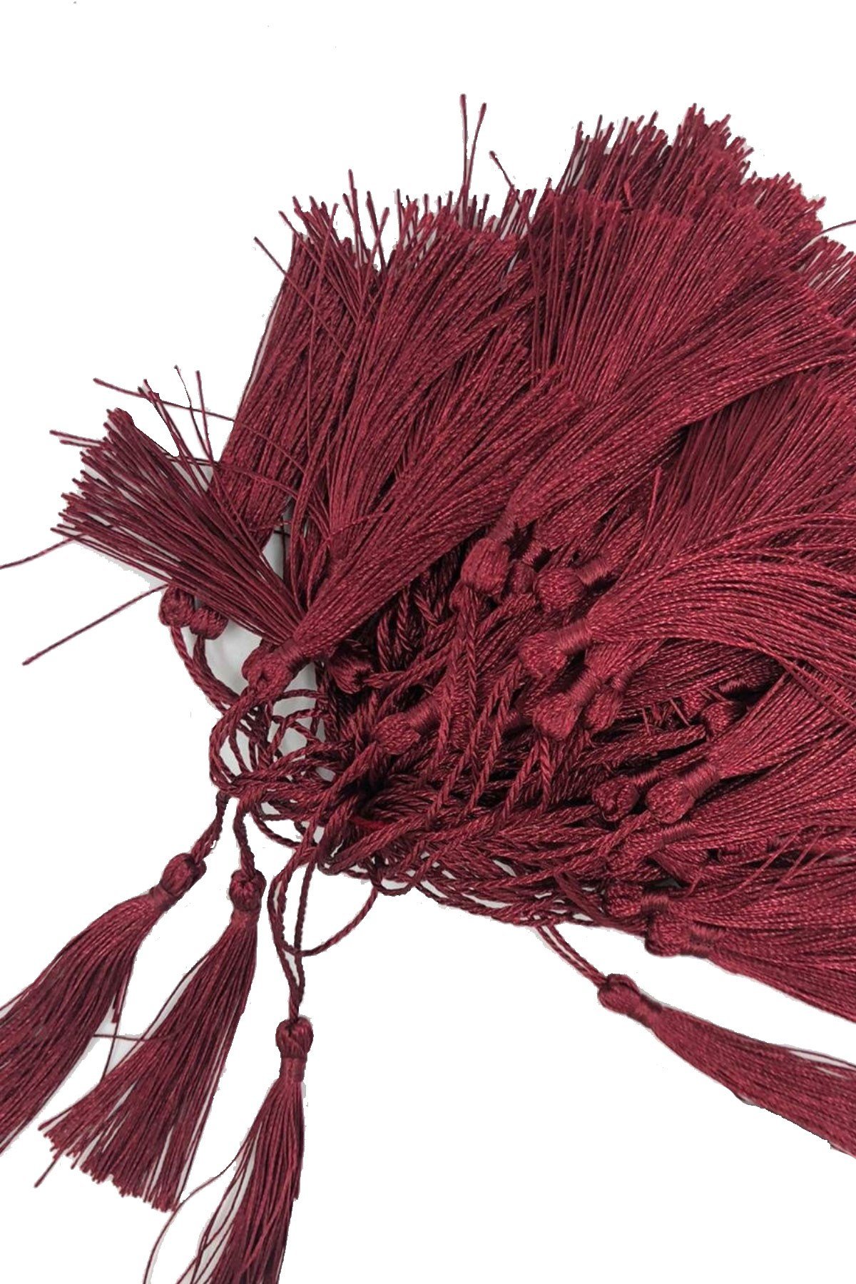 Bordo İthal Püskül 6 cm 100 Adet