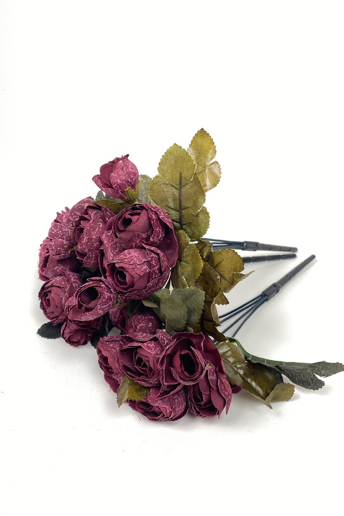 Bordo Şakayık Eren Gül Yapay Çiçek 1 Demet