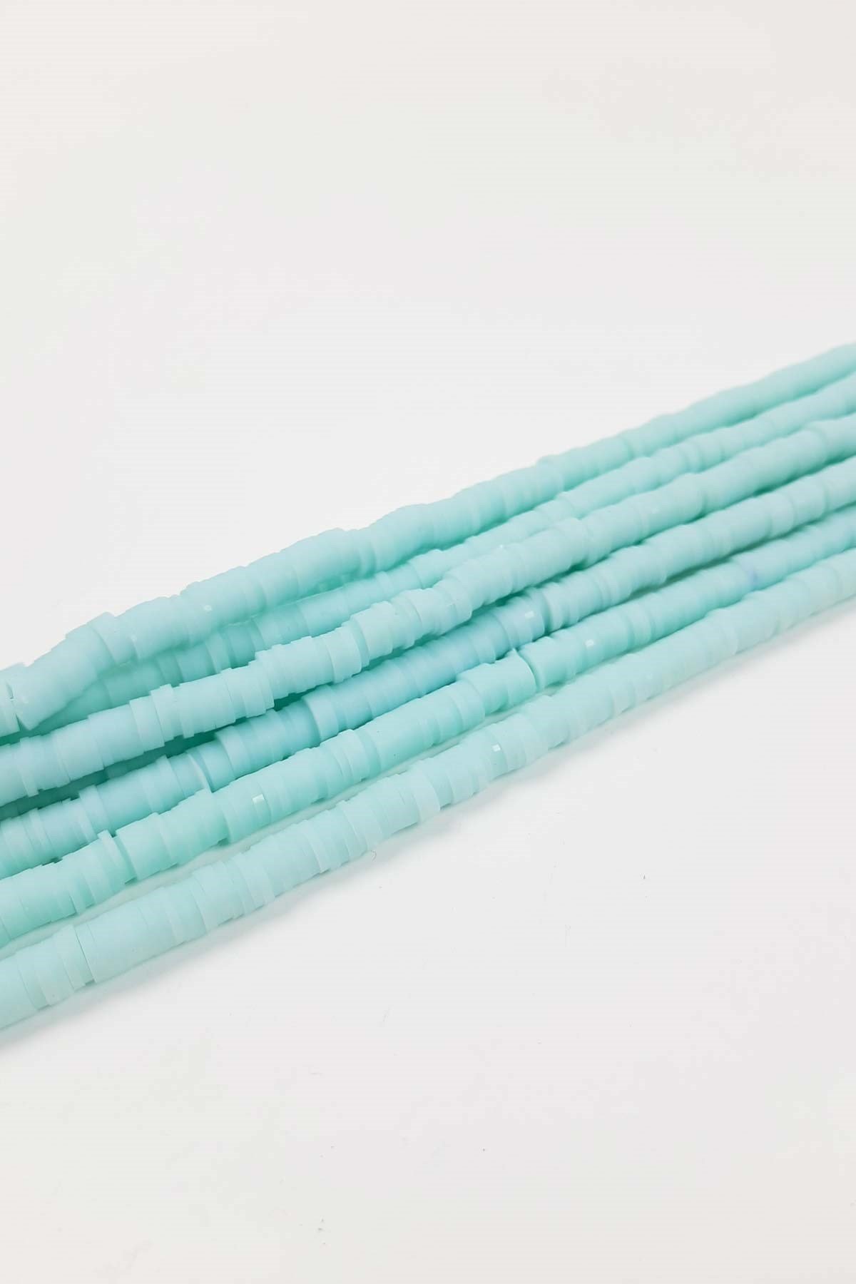 Buz Mavisi Hamur Boncuk Fimo