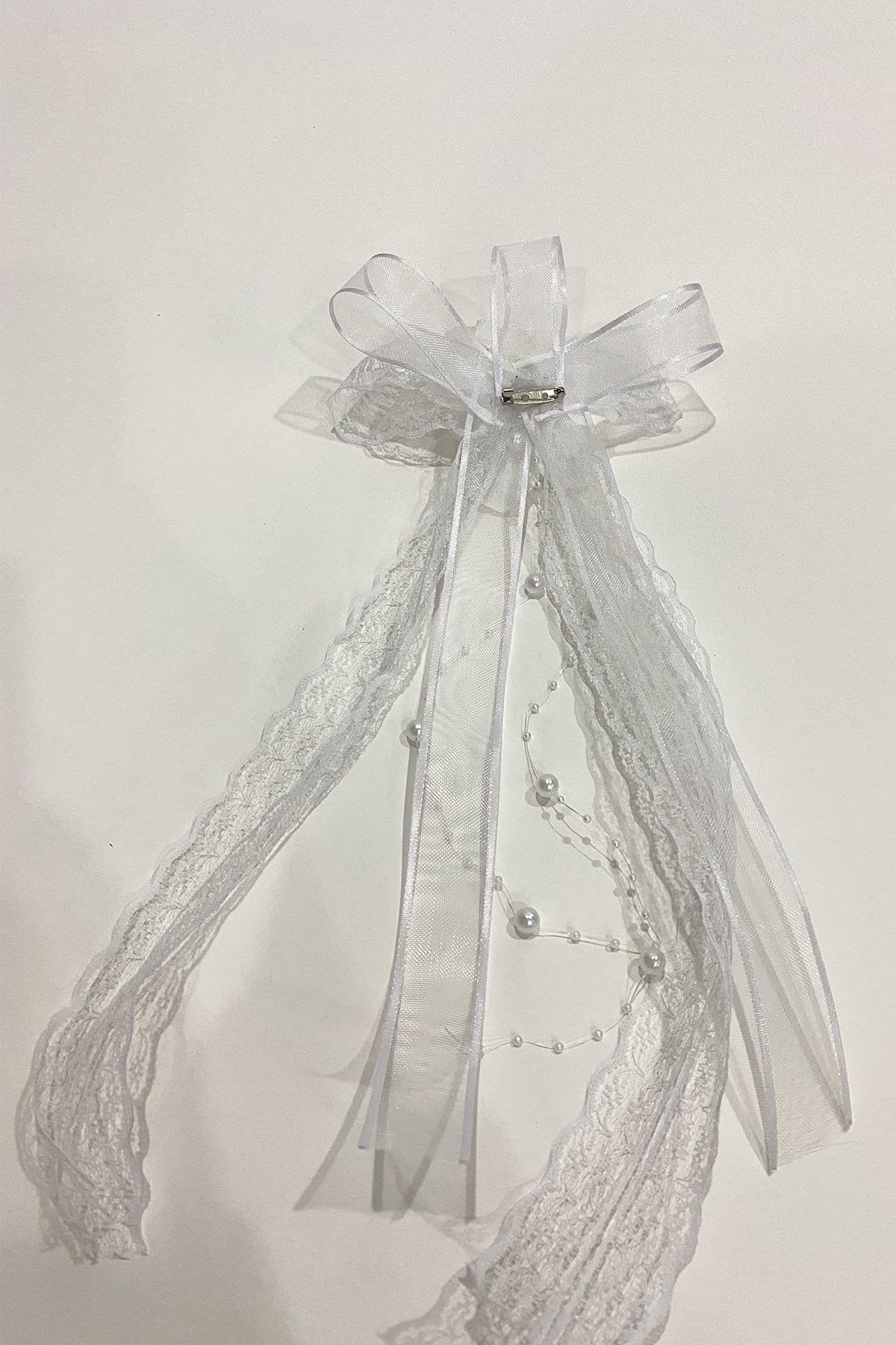 Dantelli İncili Bohça Süsü Bavul Süsü 1 Adet