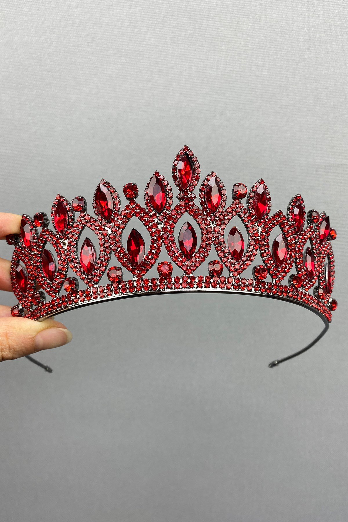 Elis Model Kına Gelin Tacı ve Küpesi