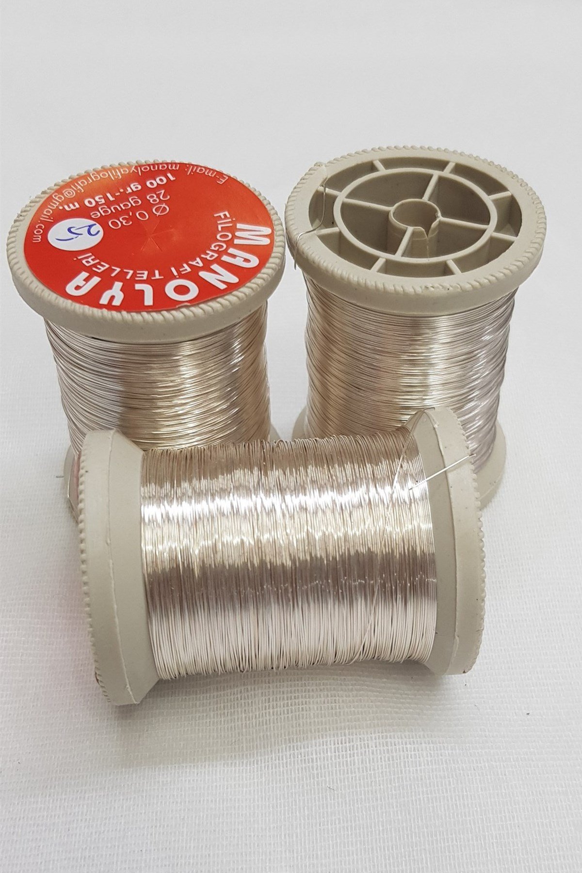 Filografi Teli Gümüş Rengi 100 gr