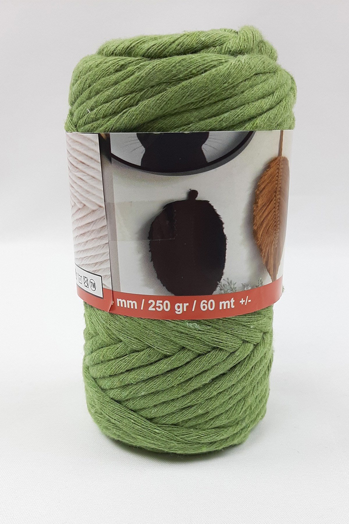 Fıstık Yeşili Büklüm Tarama İpi