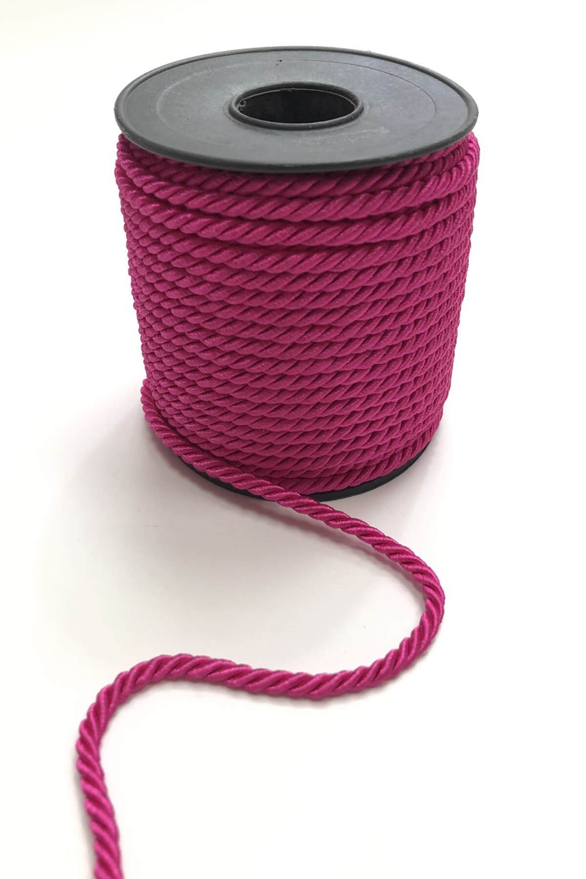 Fuşya Kordon İp 4 mm 1 mt