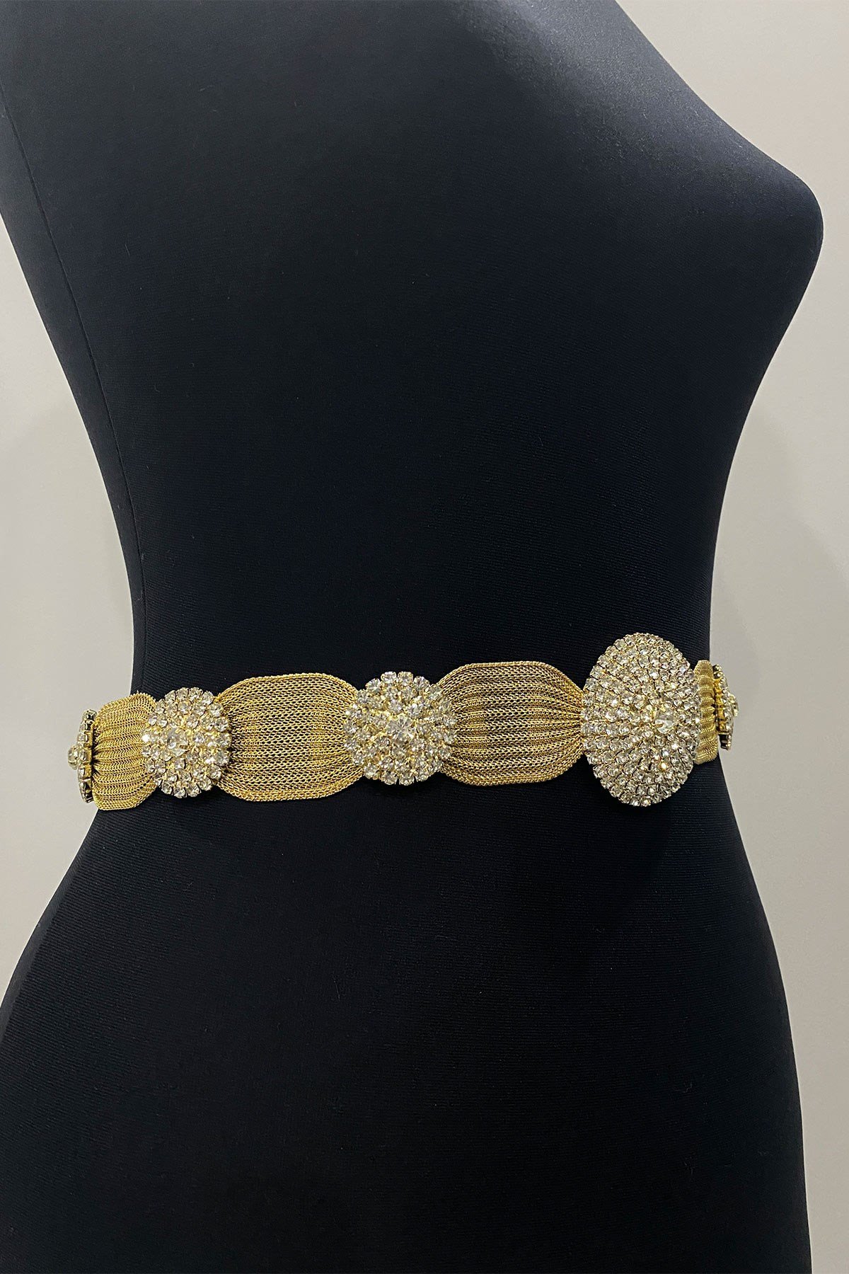 Gold Hasırlı Yöresel Taşlı Arnavut Kemeri