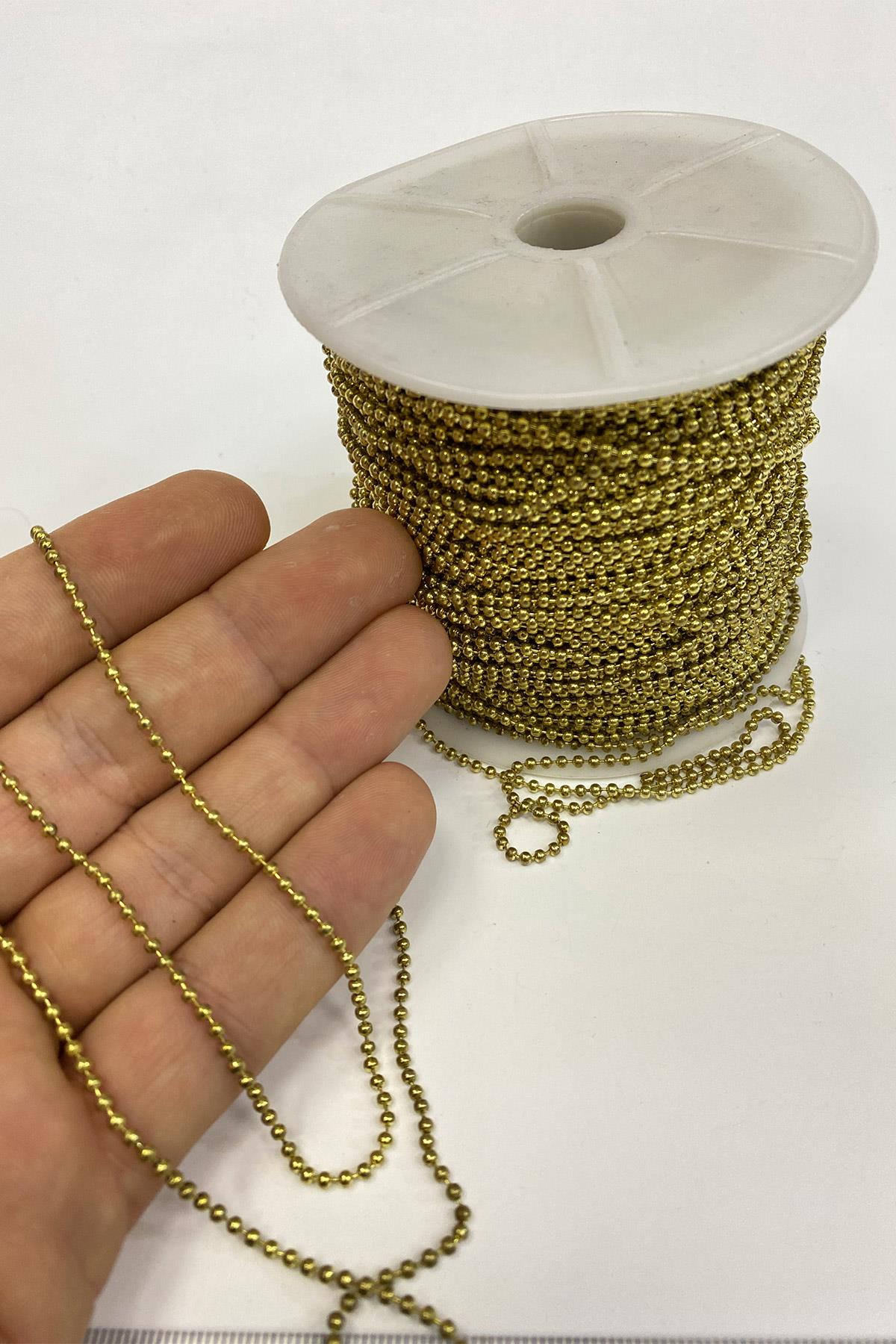 Gold Renk Tırnak Makası Zinciri, Kolye Ve Takı Zinciri