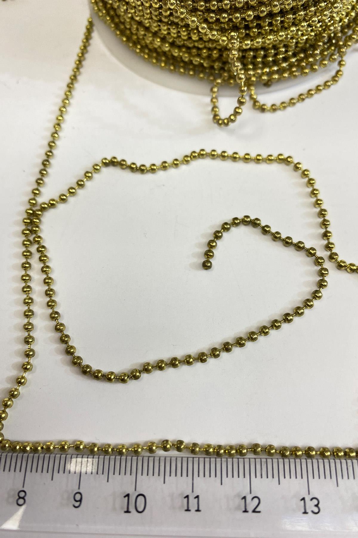 Gold Renk Tırnak Makası Zinciri, Kolye Ve Takı Zinciri