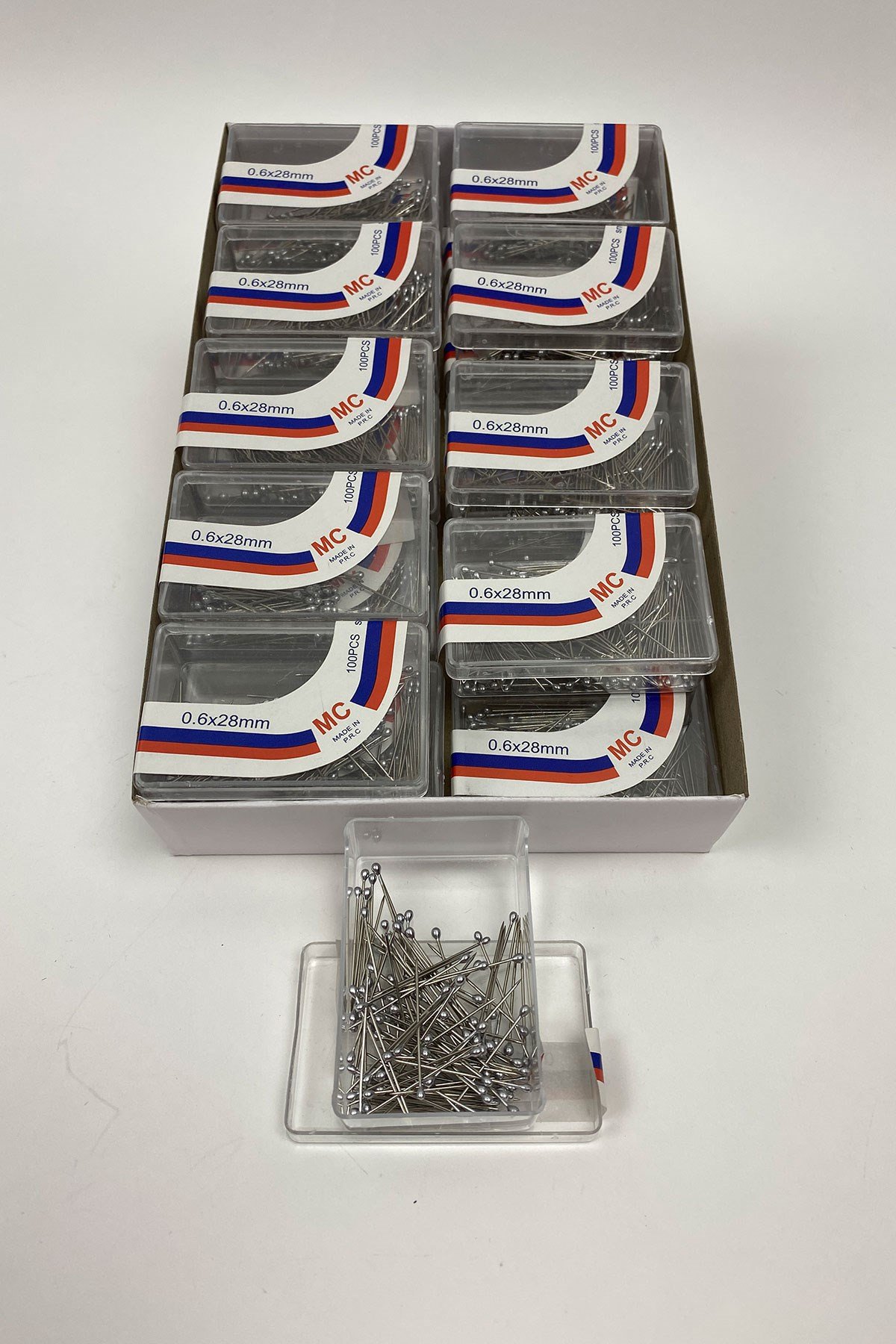 Gümüş Başlı Toplu İğne 100 lü 5 Kutu