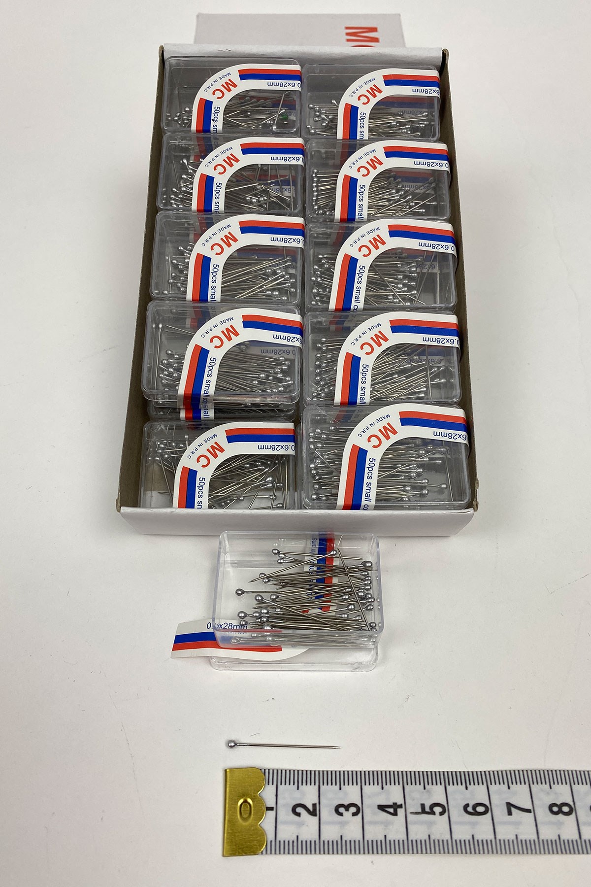 Gümüş Başlı Toplu İğne 50 li 1 Kutu