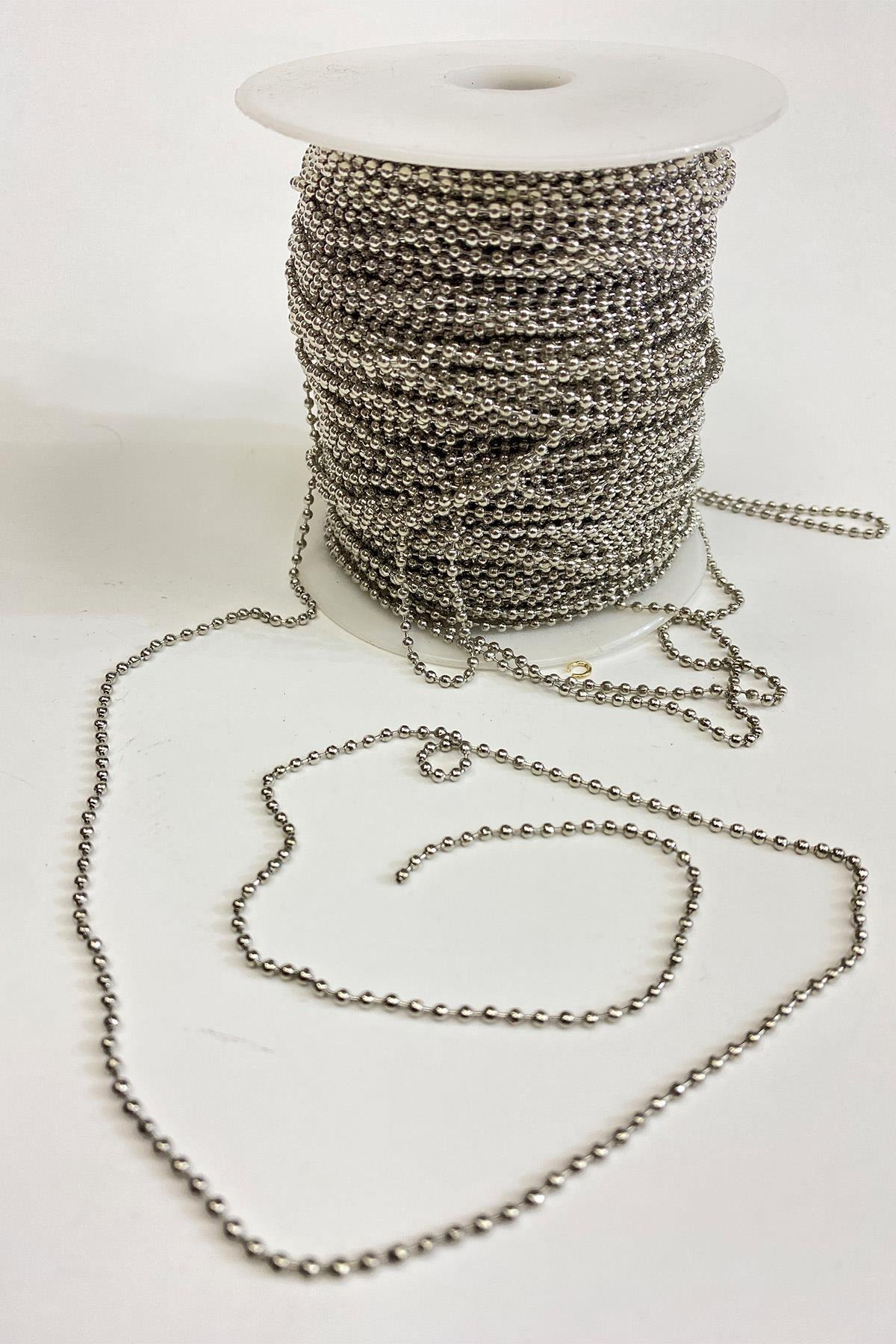 Gümüş Renk Tırnak Makası Zinciri, Kolye Ve Takı Zinciri