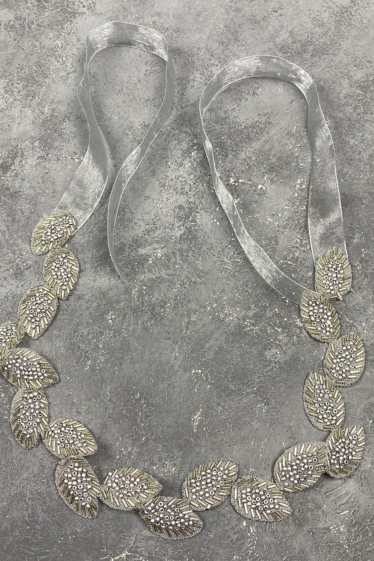 Gümüş Taşlı Elbise Kemeri ve Bel Aksesuarı