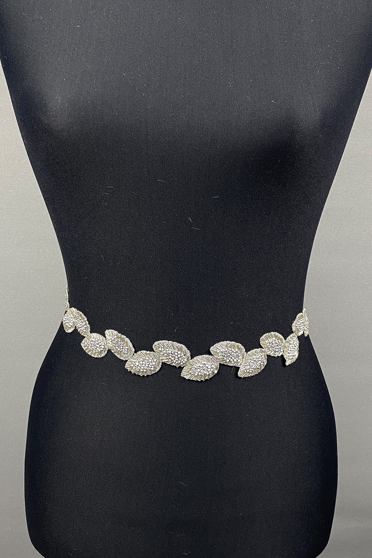 Gümüş Taşlı Elbise Kemeri ve Bel Aksesuarı