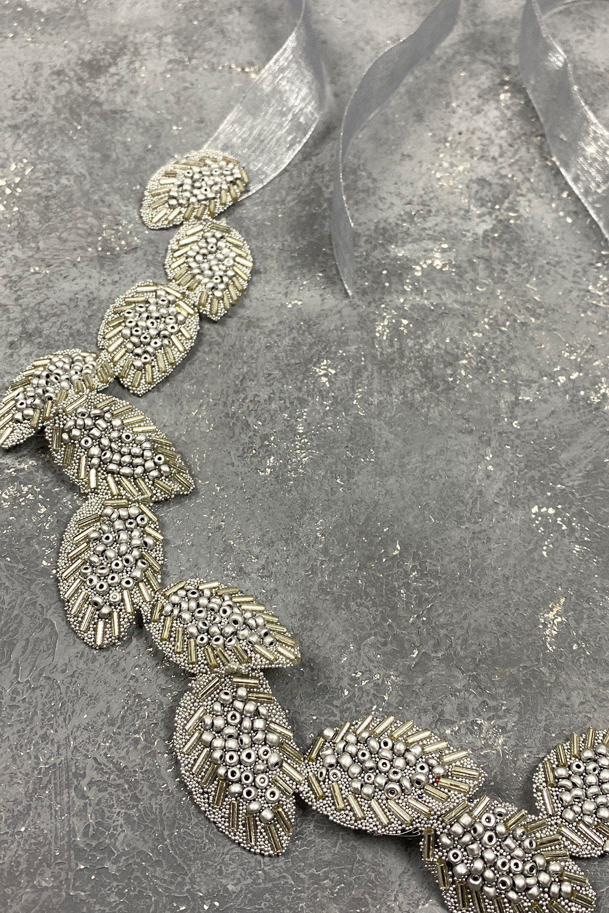 Gümüş Taşlı Elbise Kemeri ve Bel Aksesuarı