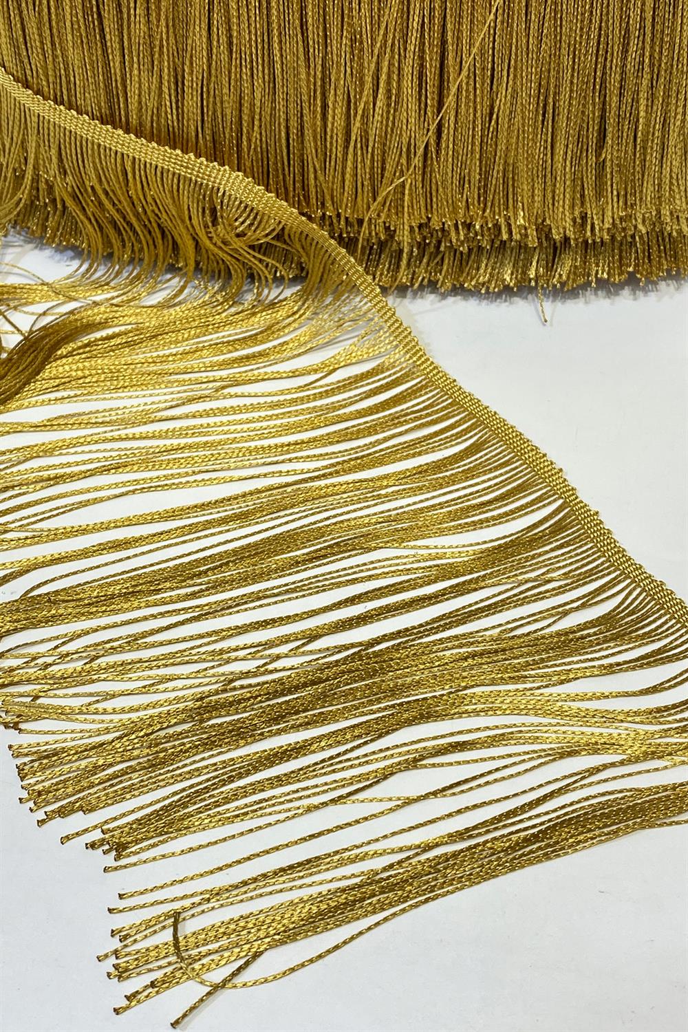 Hardal Sarısı Saçak Püskül Şerit