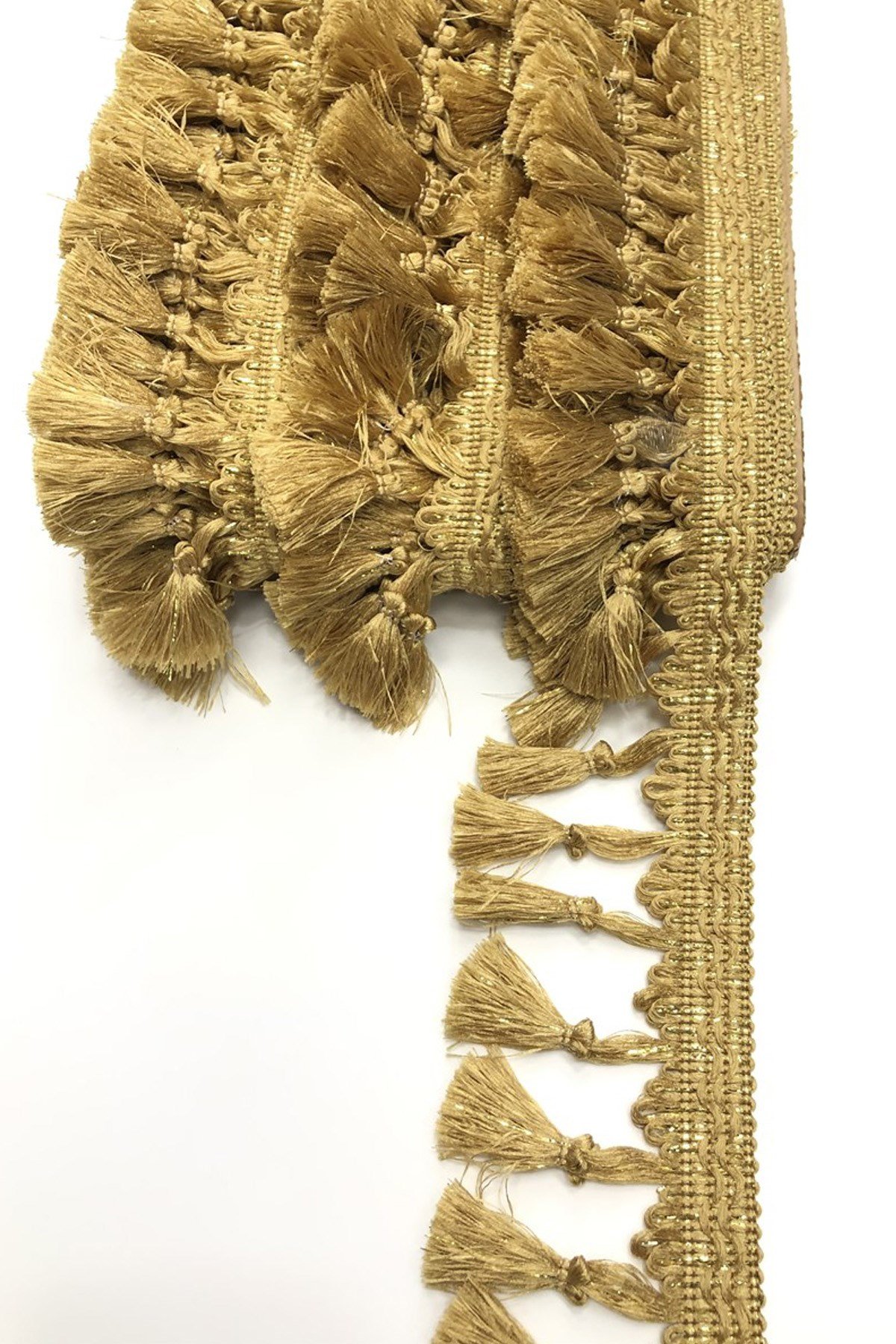 Hardal Topuzlu Püskül Saçak  7cm 1 mt