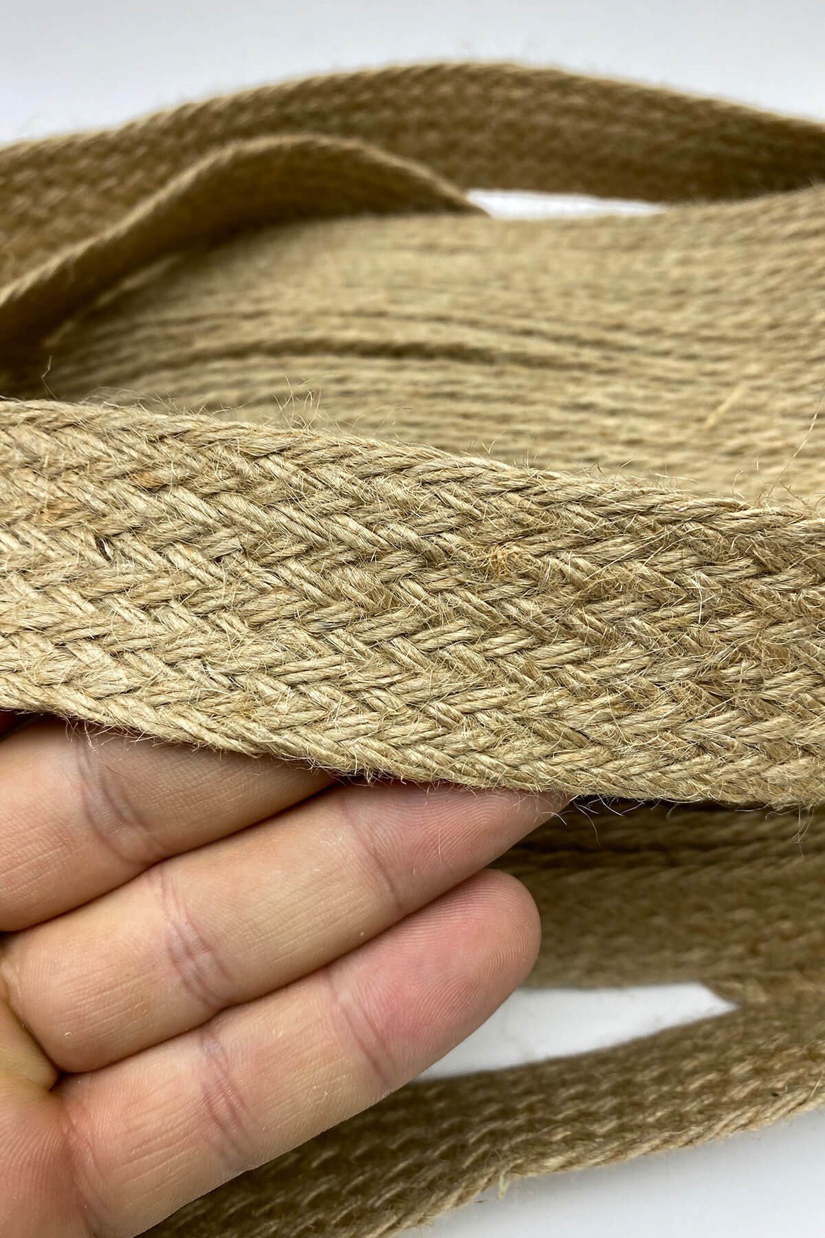 Hasır Örgülü Kurdele 4 cm 10 mt