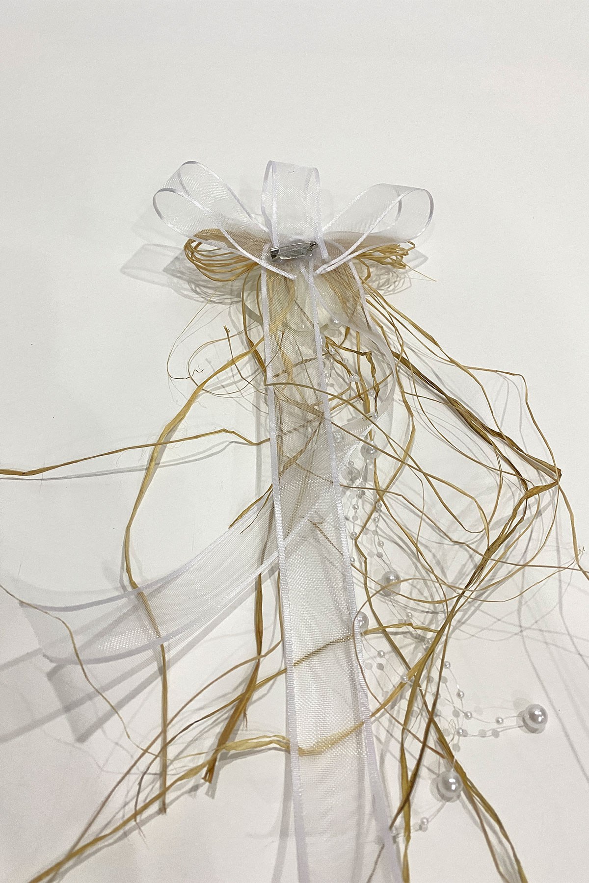 Hasırlı Orkideli Bavul Süsü Bohça Süsü 1 Adet