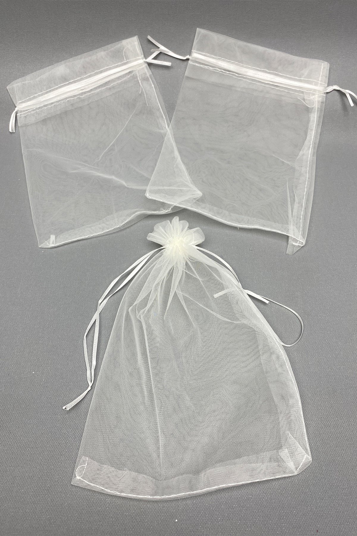 Havlu ve Çerezlik Şeffaf Tül Kese 10 Adet (19*30 cm)