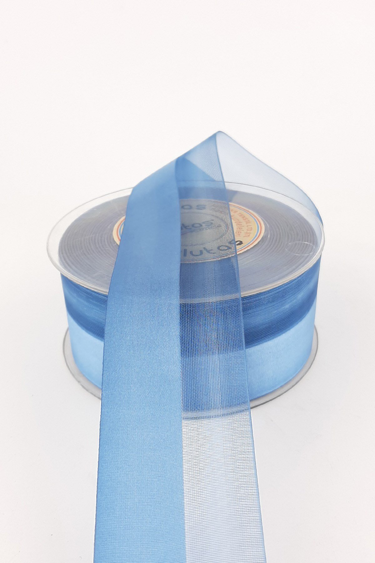 İndigo Mavi Su Yolu Kurdele 4 cm