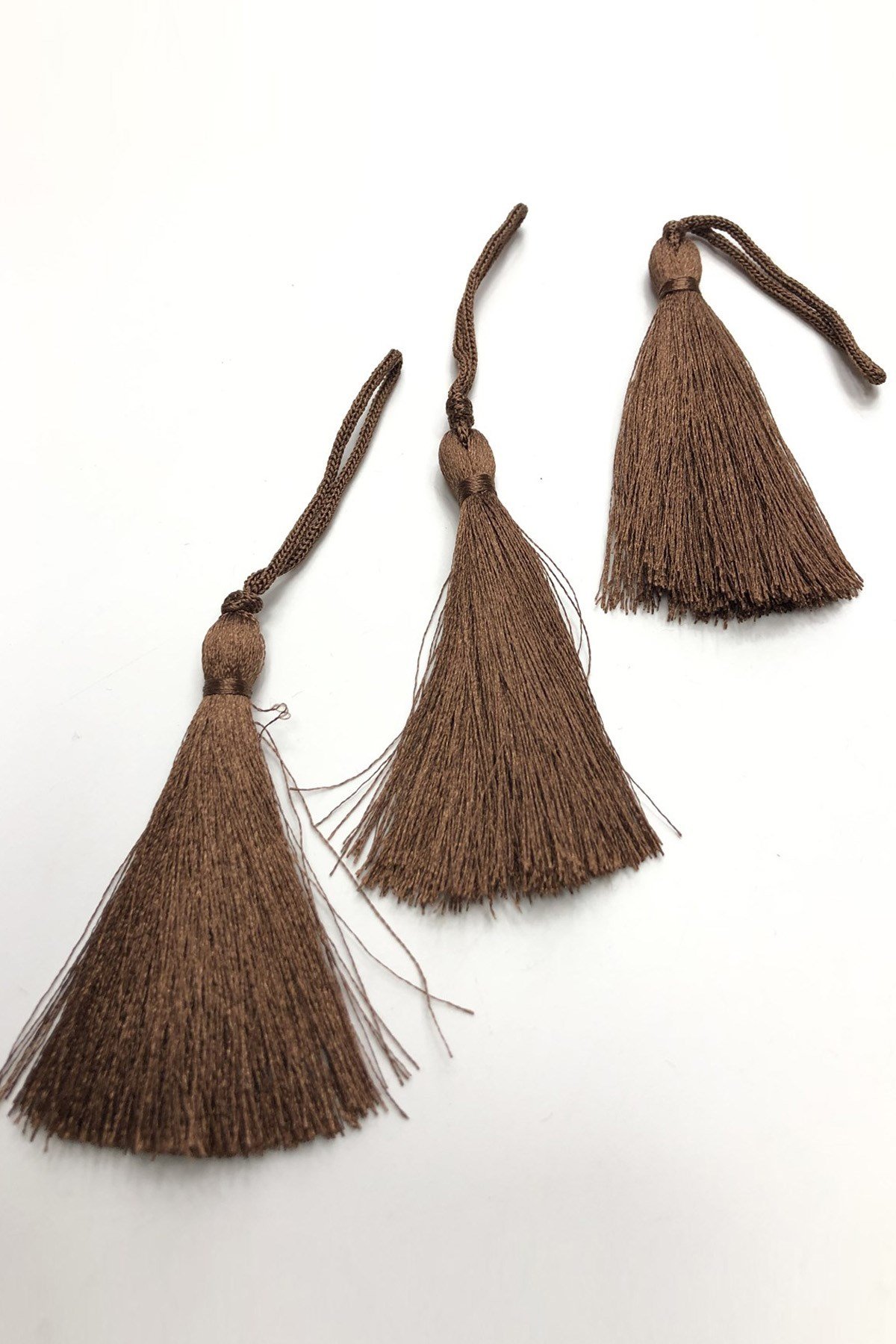 Kahve Tekli Püskül 7 cm (10 adet)