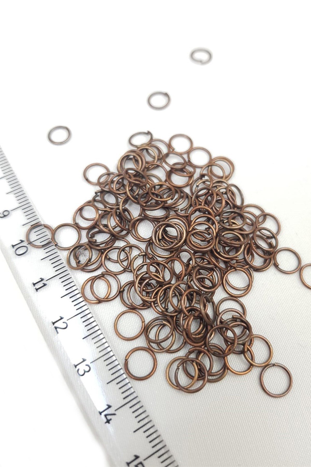 Kahve Tesbih ve Takı Halkası 5 mm