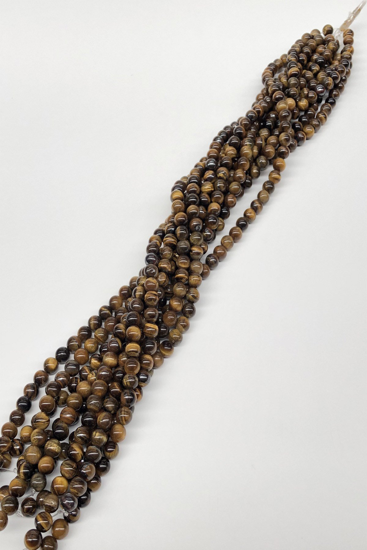 Kaplan Gözü Doğal Taş Boncuk 8 mm