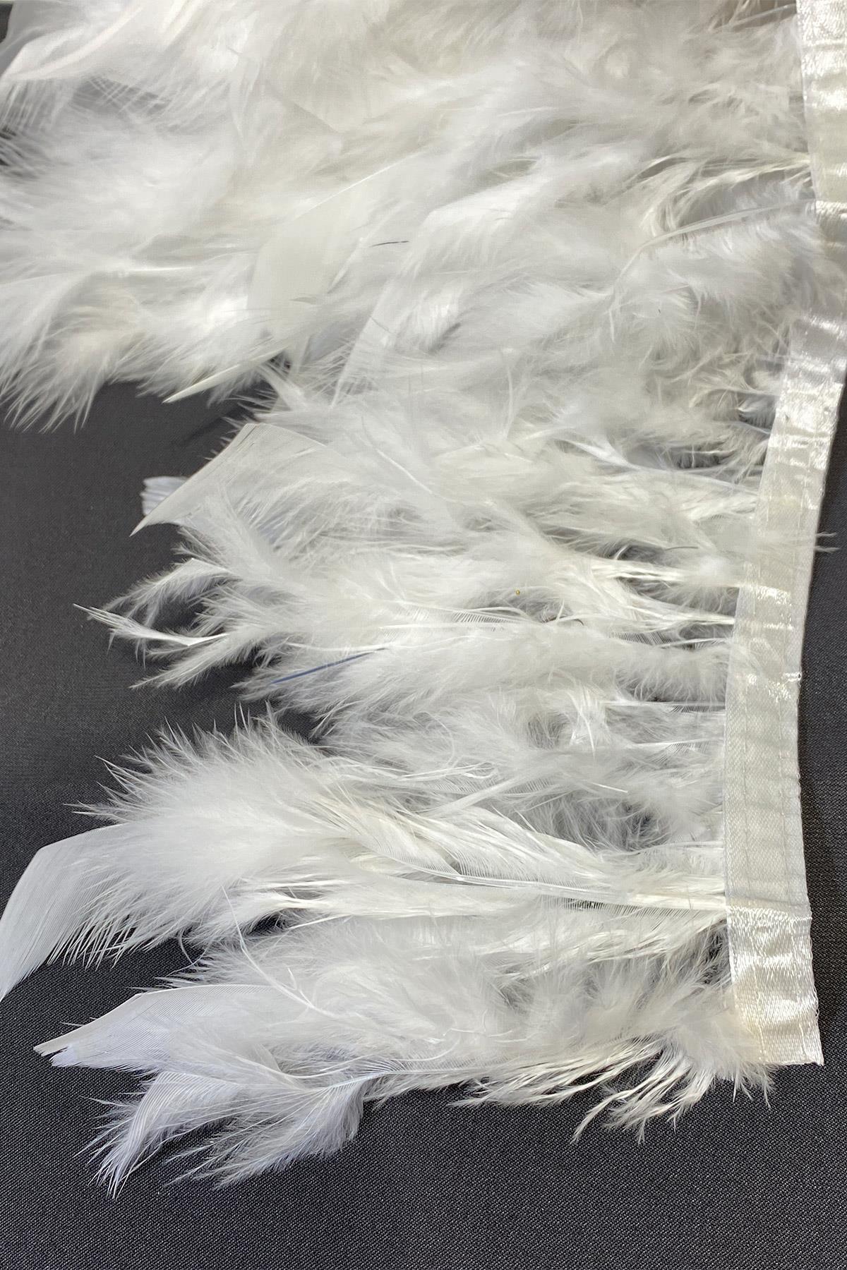 Kaz Tüyü Otriş Biyeli Şerit Tüy