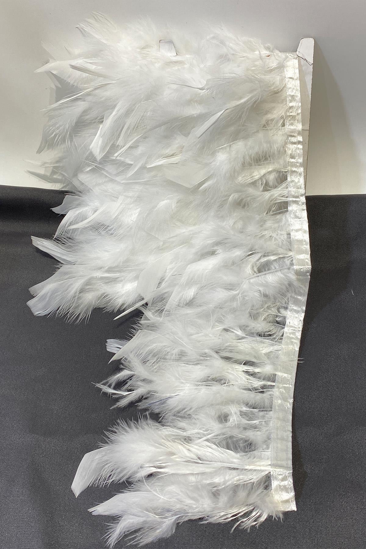 Kaz Tüyü Otriş Biyeli Şerit Tüy