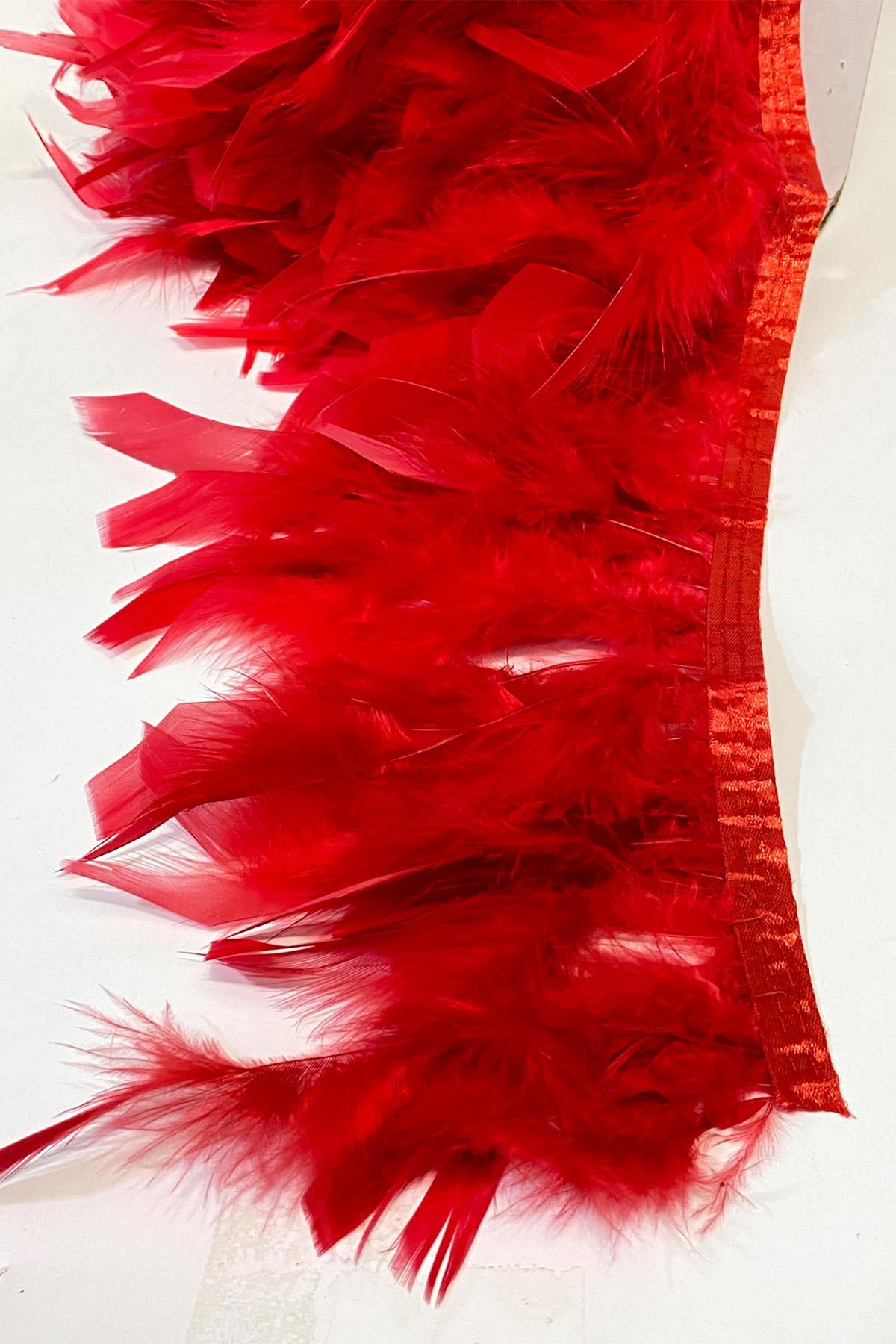 Kaz Tüyü Otriş Biyeli Şerit Tüy