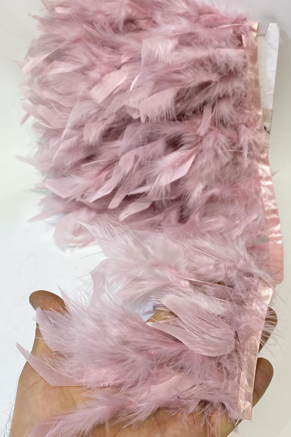 Kaz Tüyü Otriş Biyeli Şerit Tüy