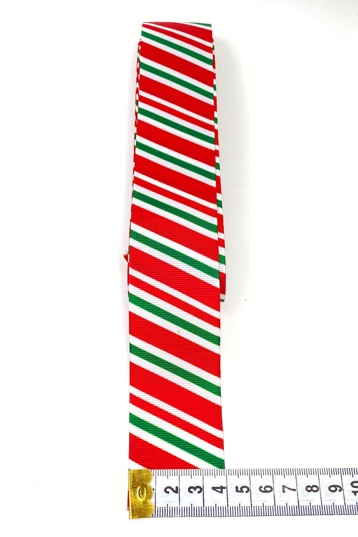 Kırmızı Çapraz Çizgili Yılbaşı Kurdele 