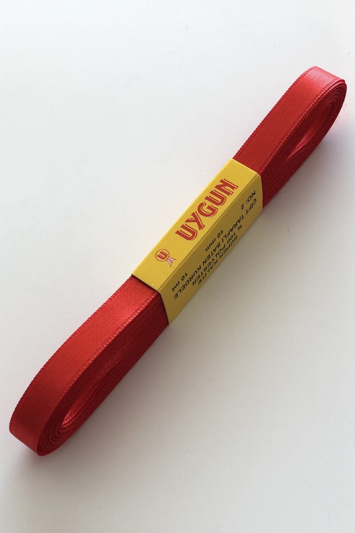 Kırmızı Saten Kurdele 1 cm