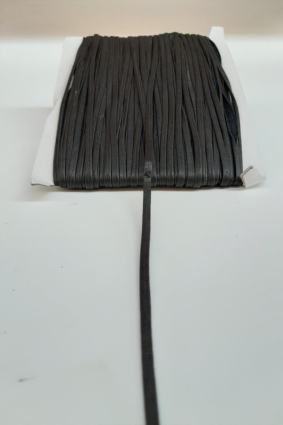 Koyu Kahve Deri Şerit 0,5 Cm