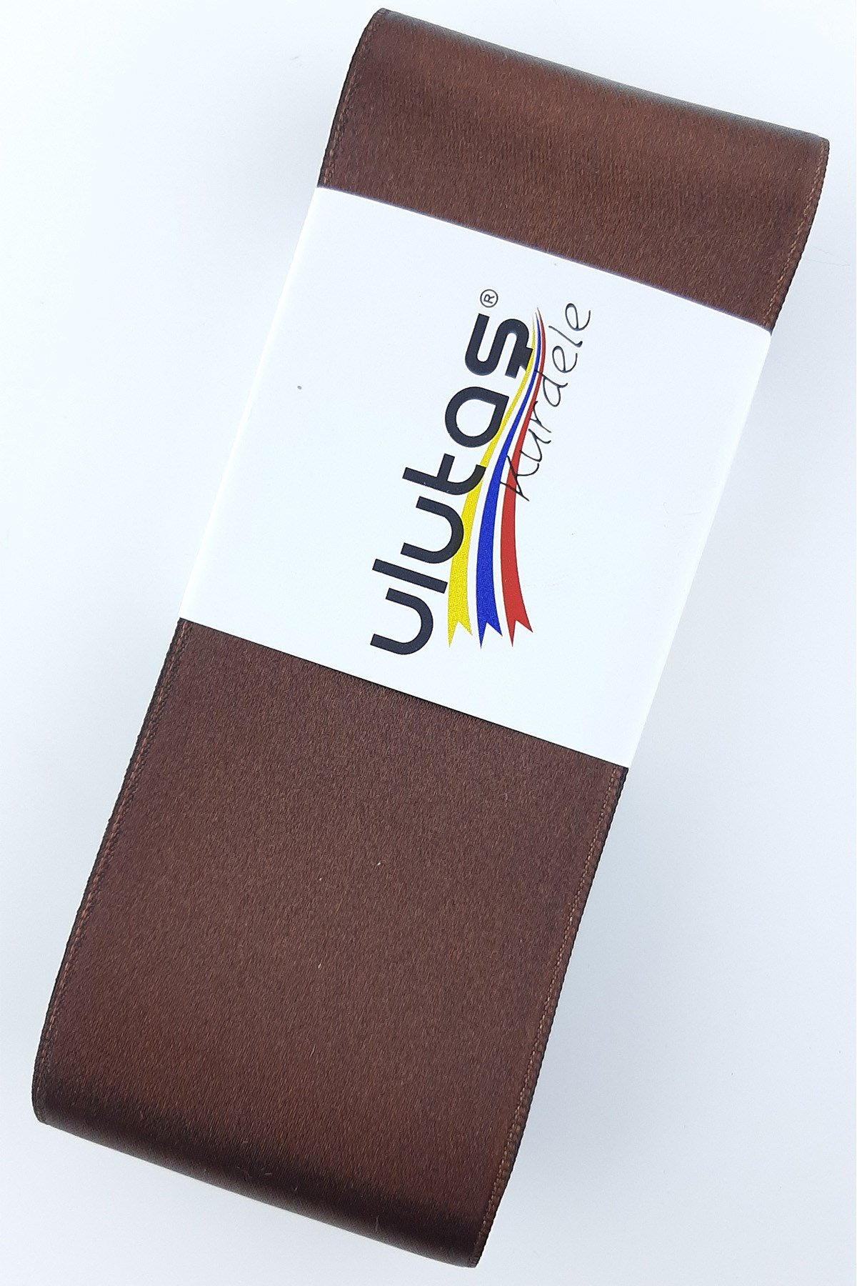 Koyu Kahve Saten Kurdele 6 cm 10 Mt