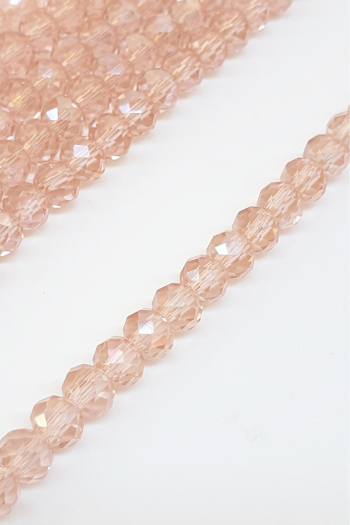 Koyu Pudra Kristal Boncuk 6 Mm