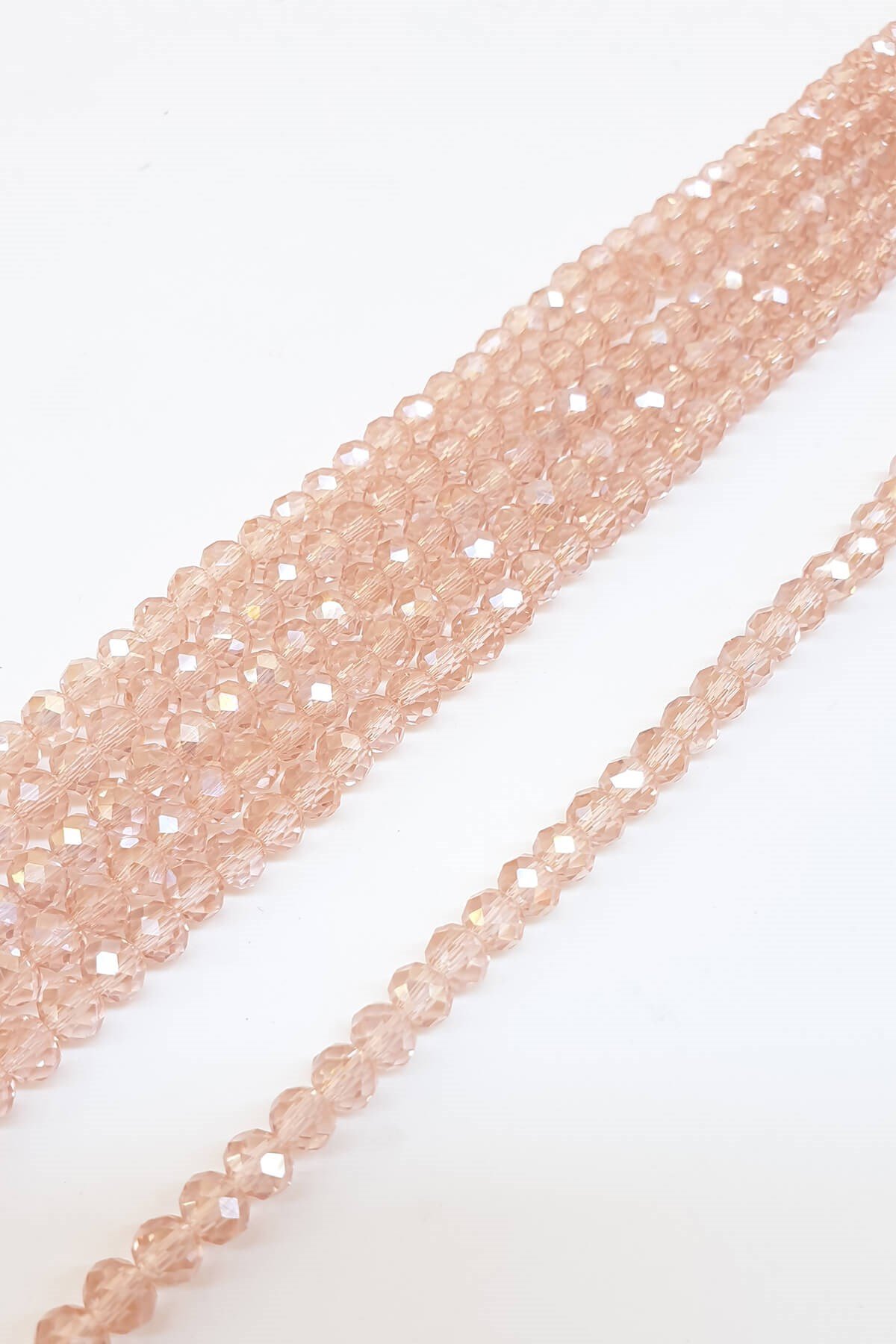 Koyu Pudra Kristal Boncuk 6 Mm