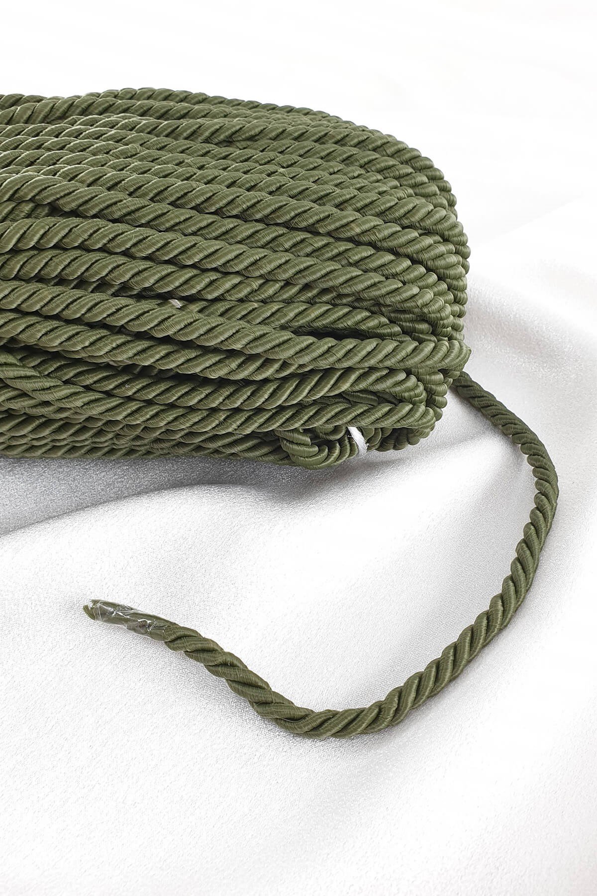 Koyu Yeşil Kordon İp 8 Mm