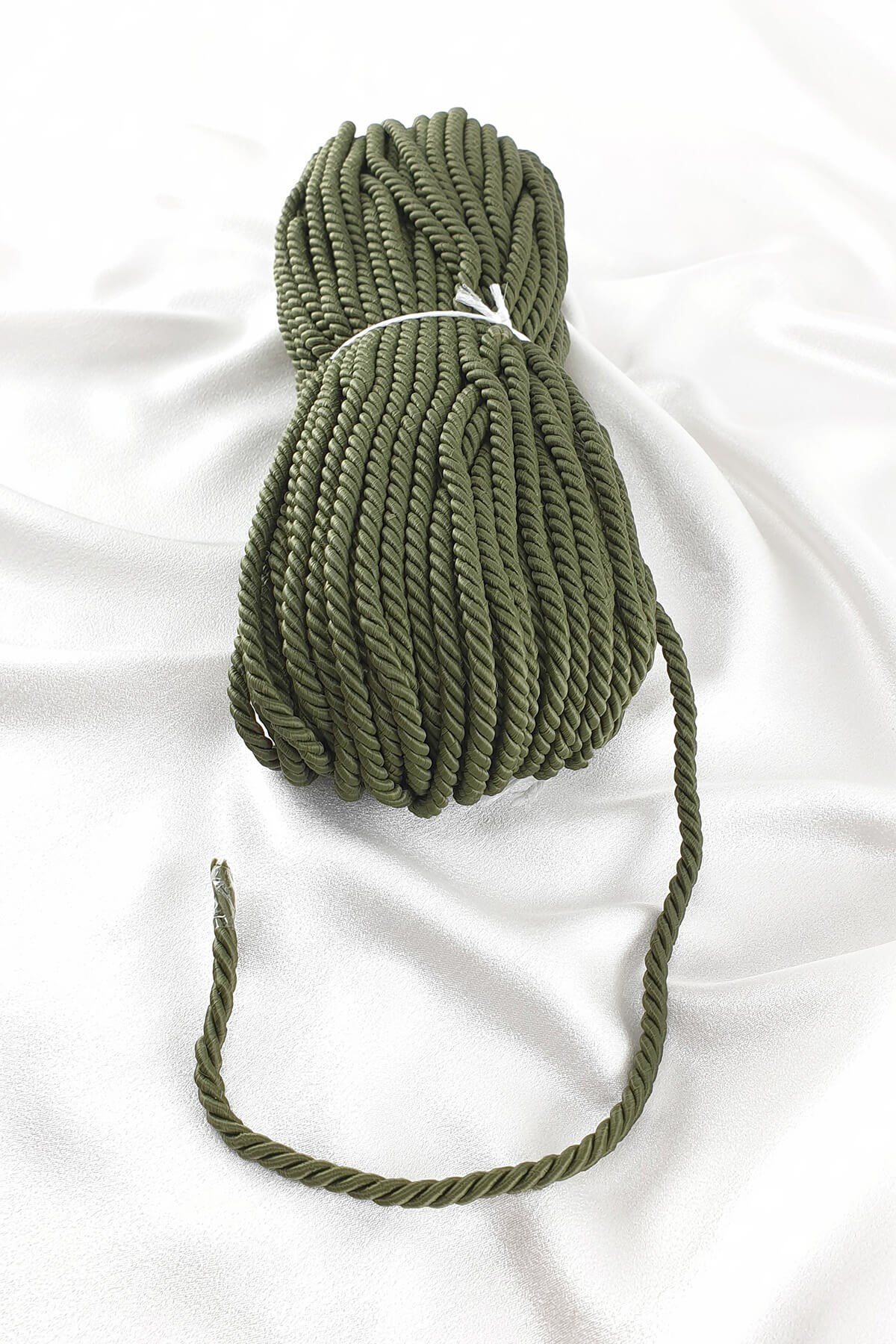 Koyu Yeşil Kordon İp 8 Mm