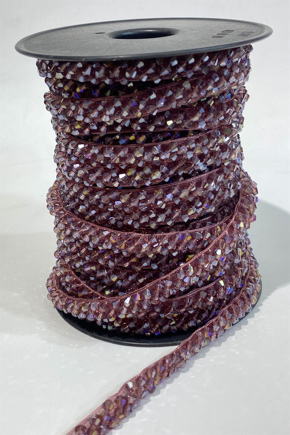 Kristal Boncuk İşlemeli Şerit