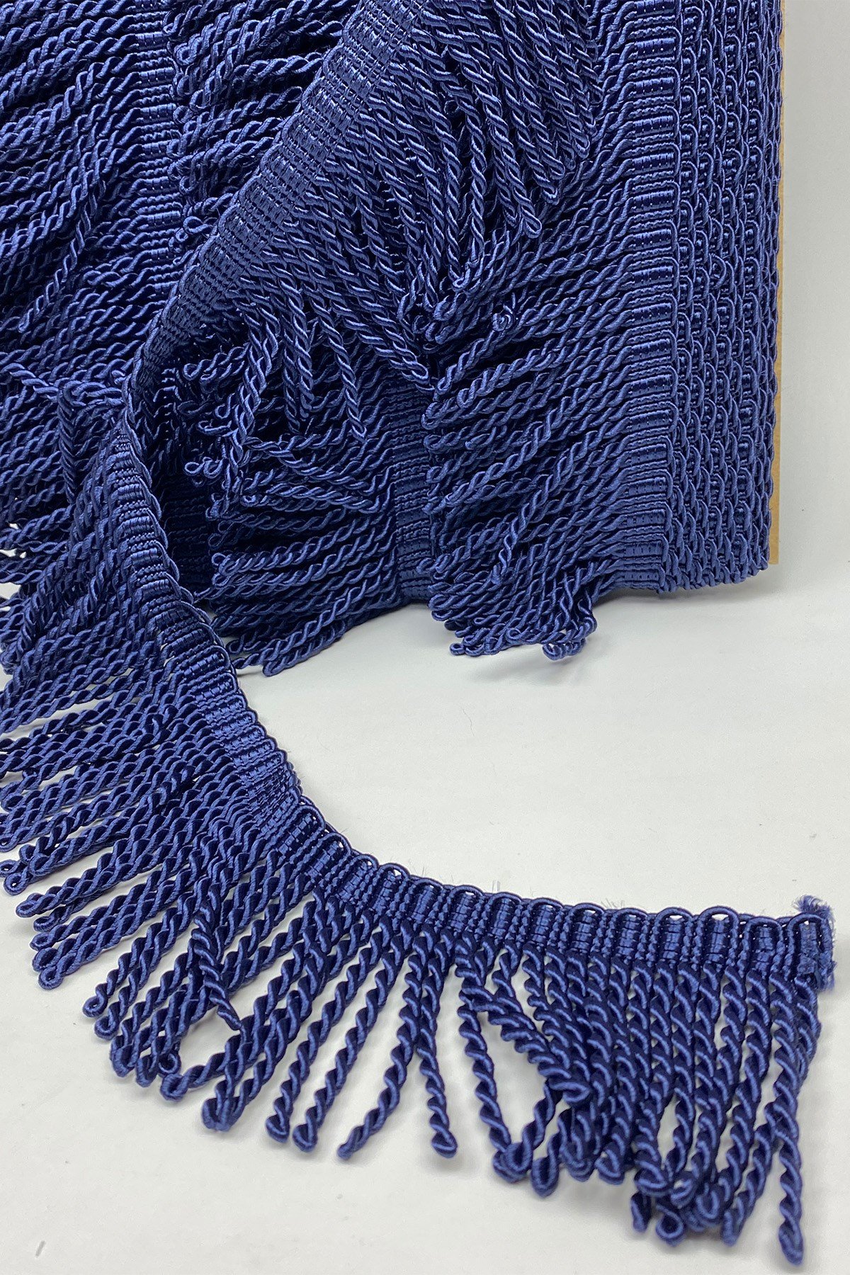 Lacivert Bulyon Saçak Püskül