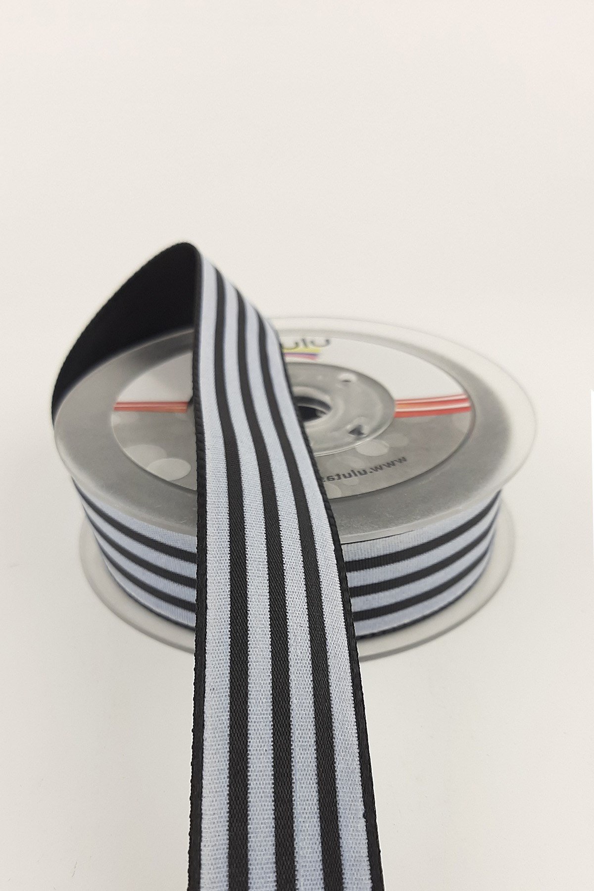 Lacivert Çizgili Tafta Kurdele 20 mt