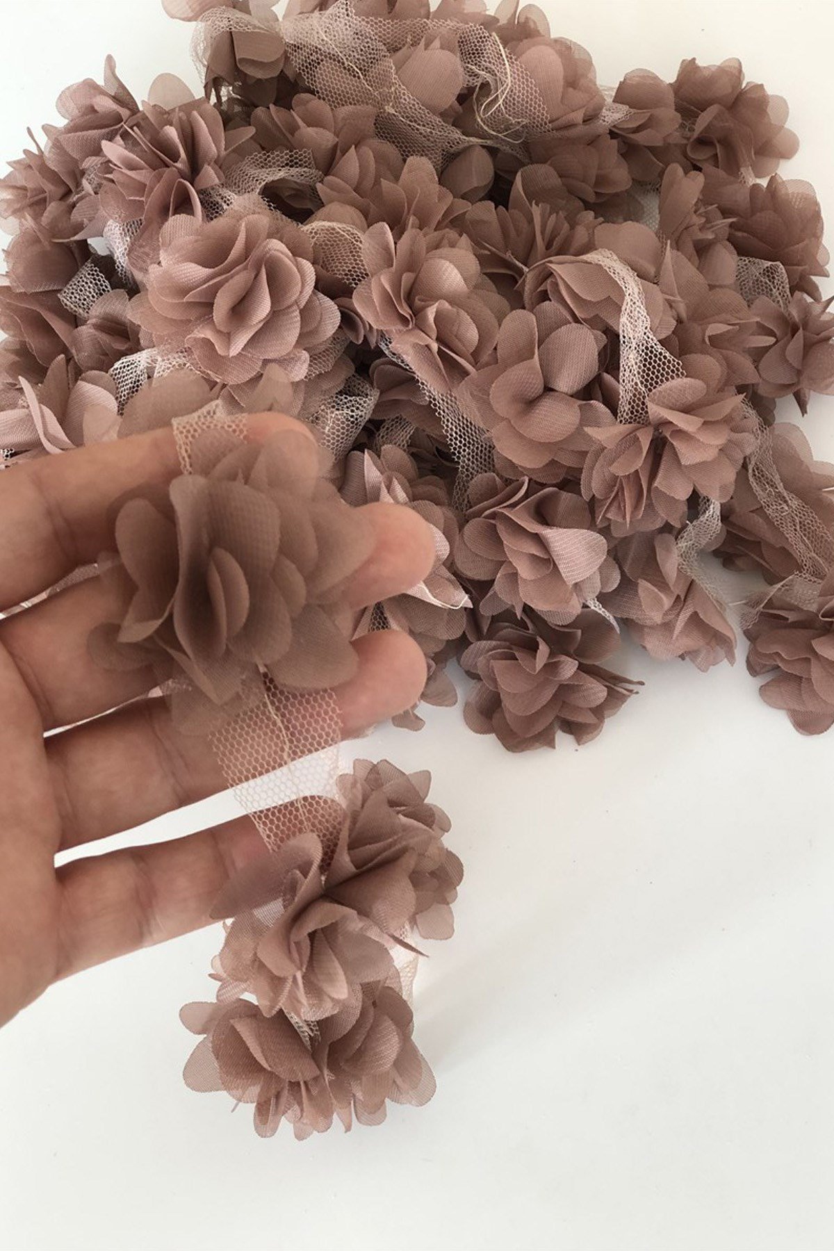 Lazer Kesim Çiçek Şerit