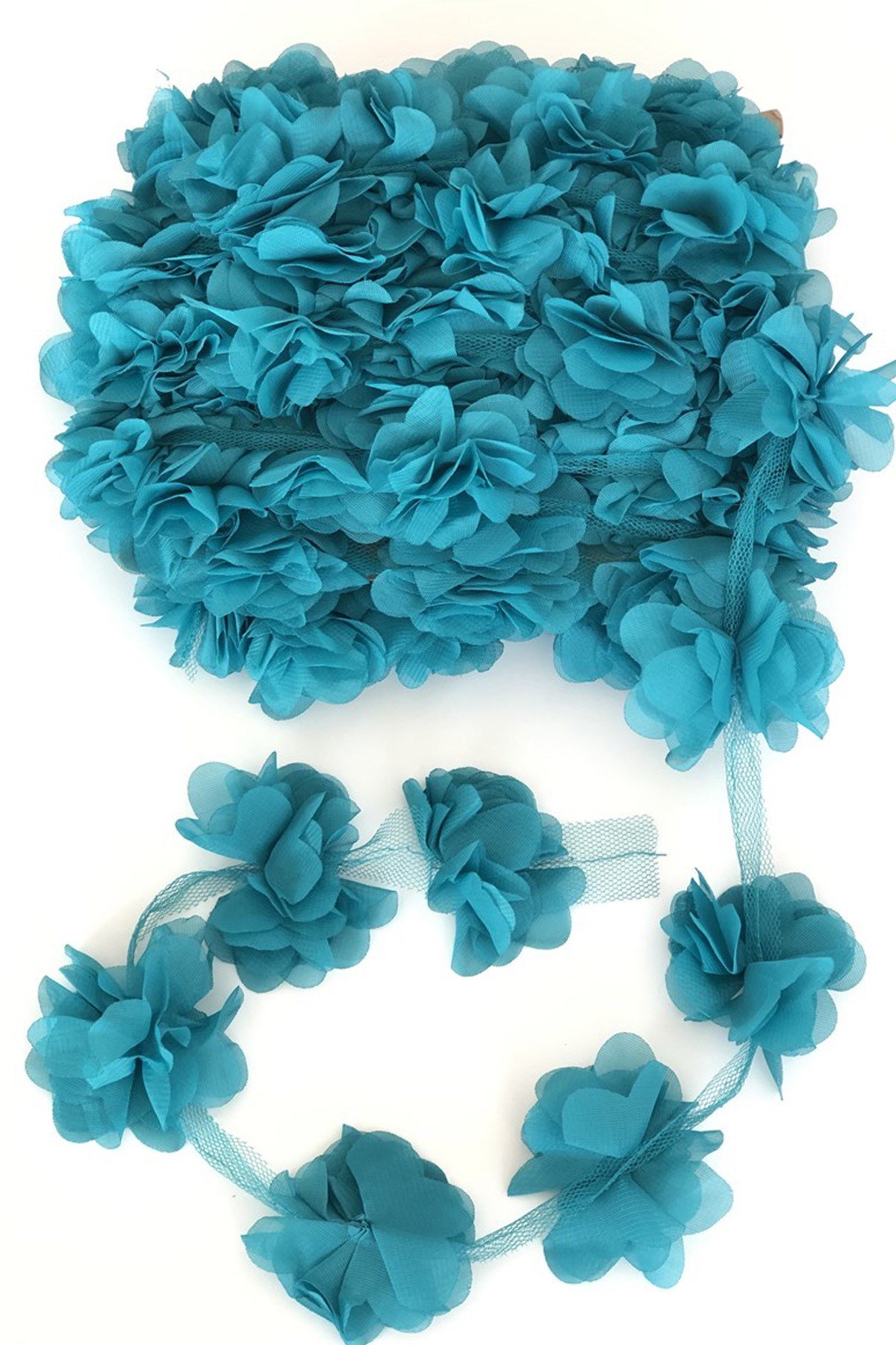 Lazer Kesim Çiçek Şerit