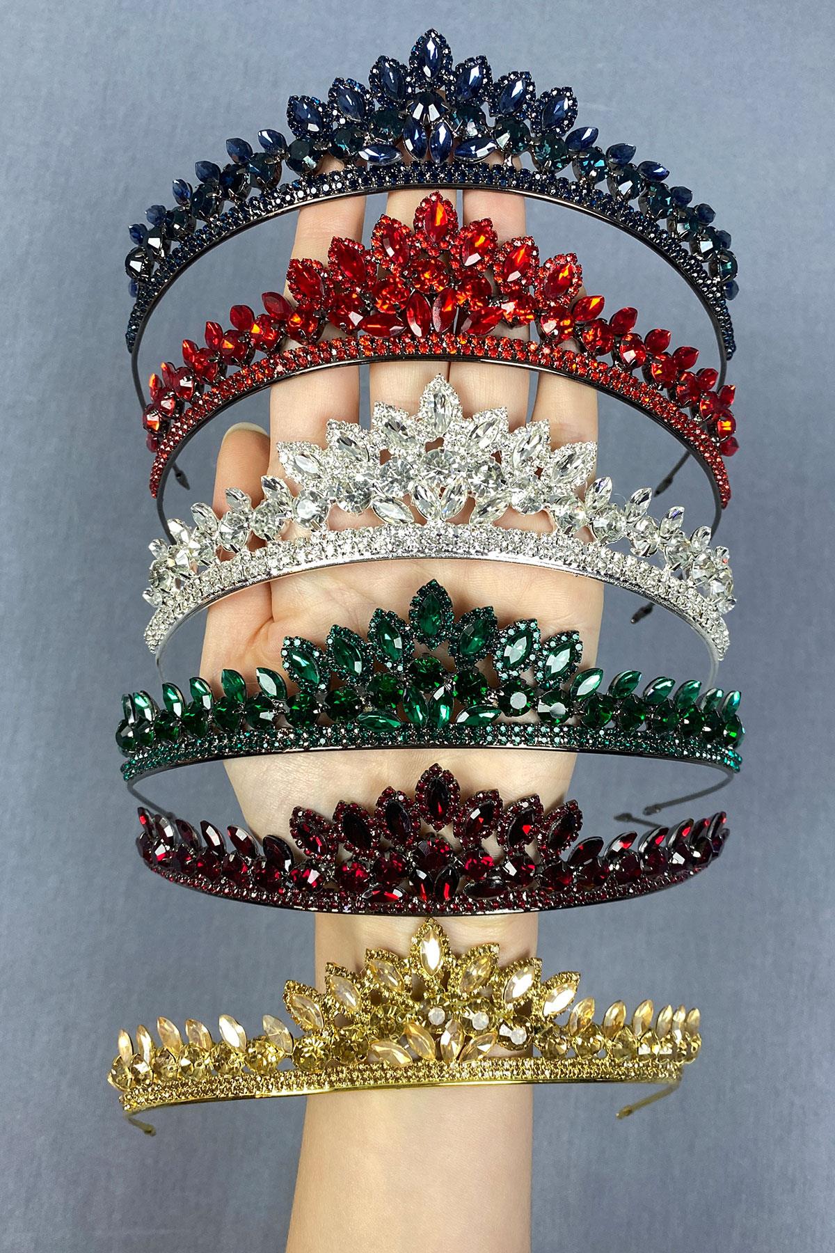 Leyn Mekik Taşlı Gelin Kına Tacı