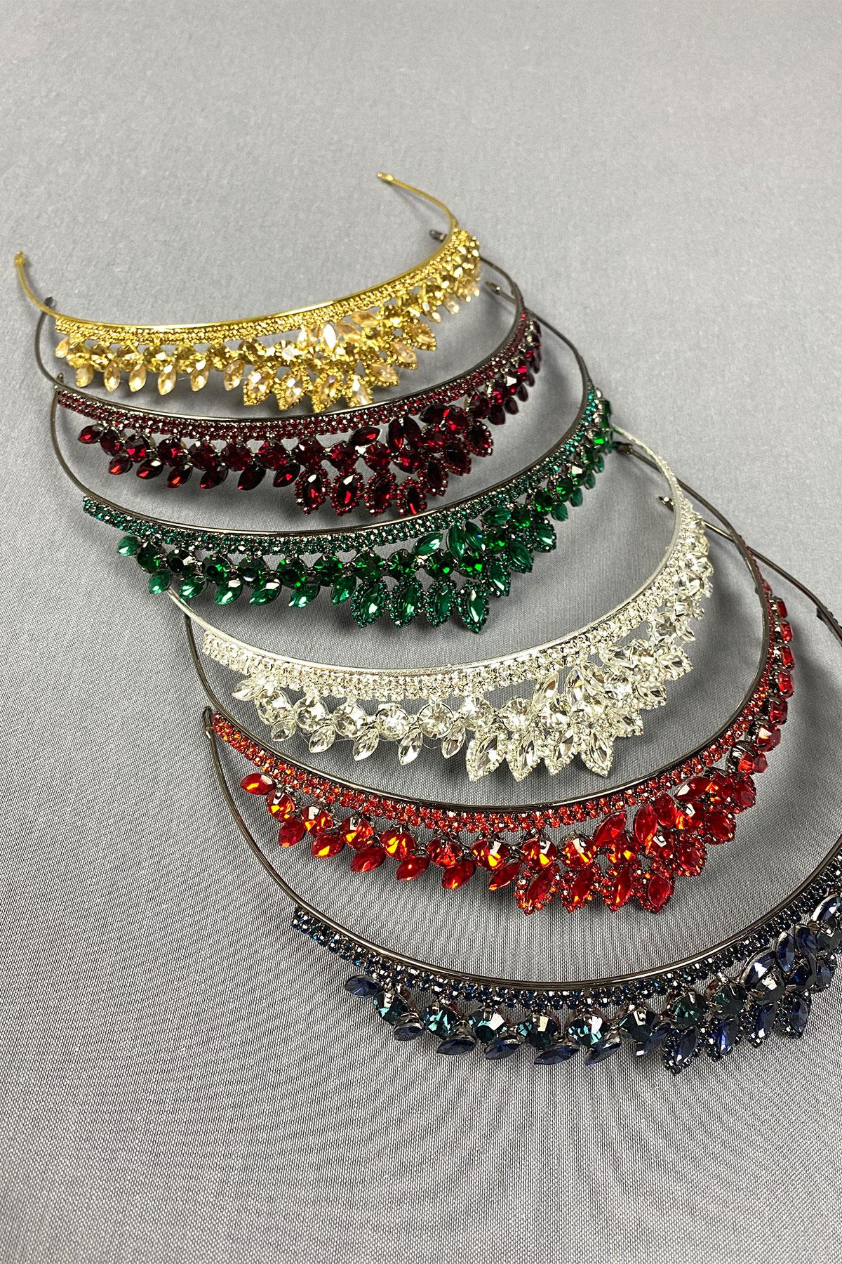 Leyn Mekik Taşlı Gelin Kına Tacı