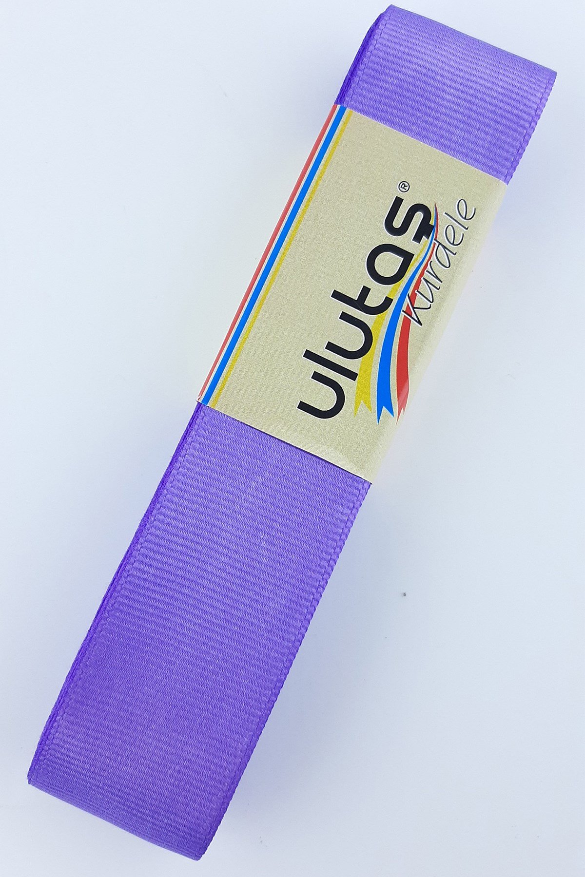 Lila Grogren Kurdele 3 cm 10 mt