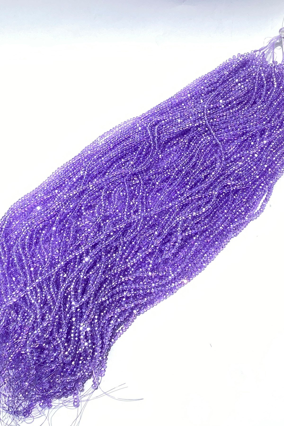 Lila Kristal Boncuk 4 mm